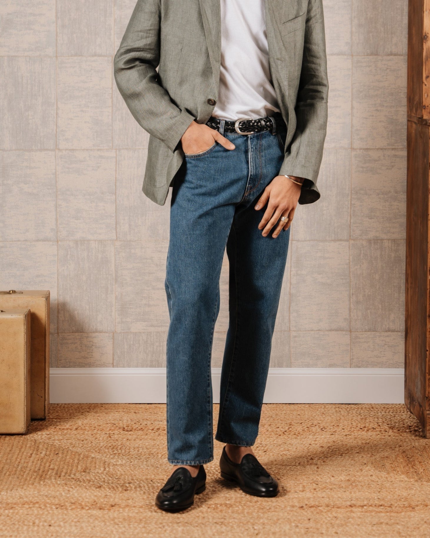 Bellagio Tassel Loafer – Black Milled Leather with Premium Leather Sole