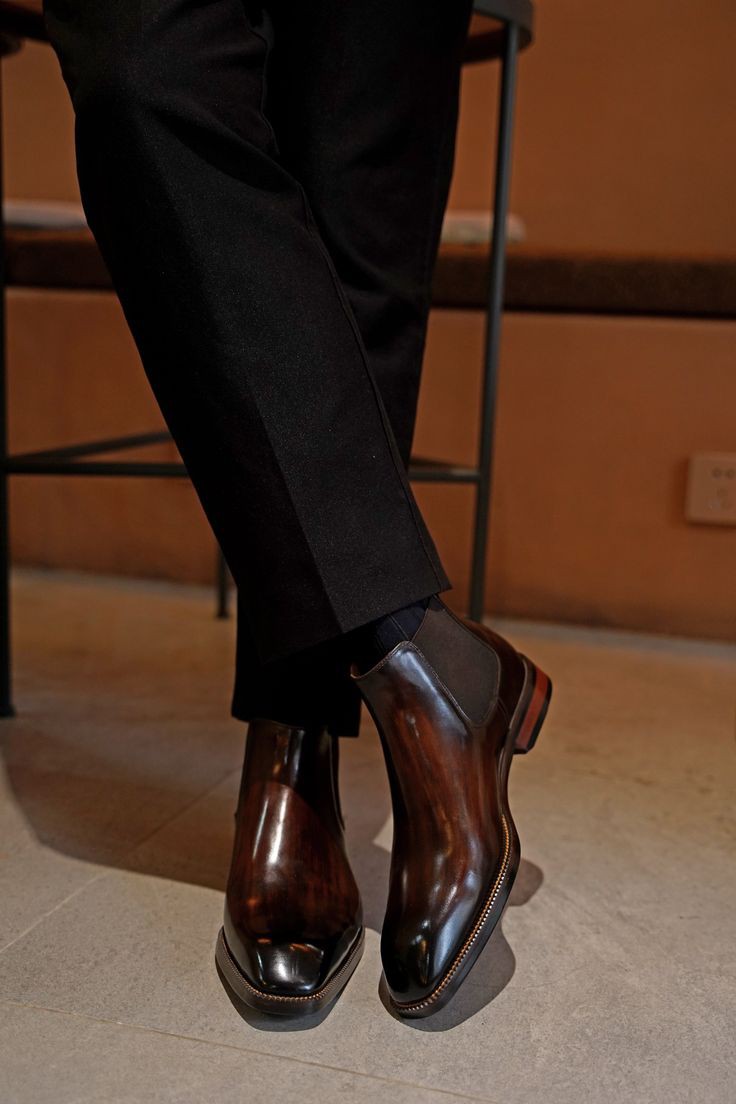 Premium Wholecut Chelsea Boots | Handcrafted Men's Formal Wedding Footwear