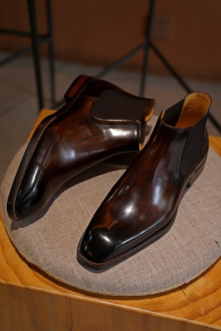 Premium Wholecut Chelsea Boots | Handcrafted Men's Formal Wedding Footwear