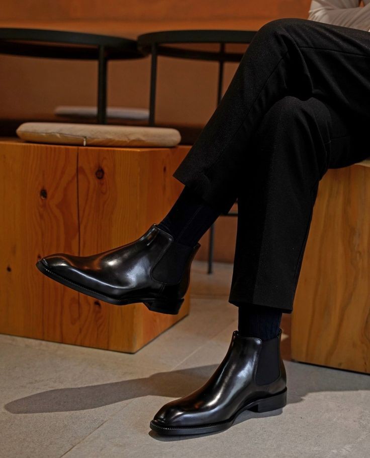 Premium Wholecut Chelsea Boots | Handcrafted Men's Formal Wedding Footwear