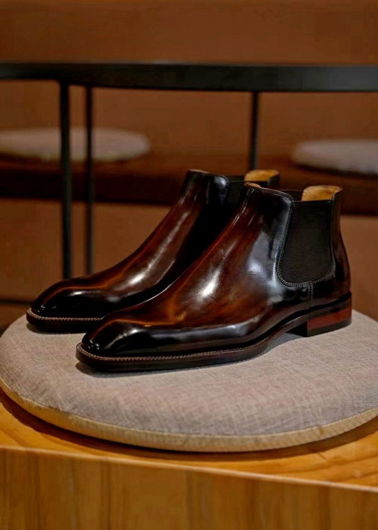 Premium Wholecut Chelsea Boots | Handcrafted Men's Formal Wedding Footwear