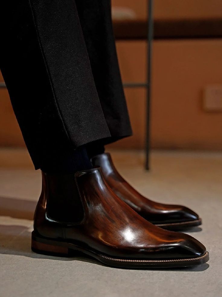 Premium Wholecut Chelsea Boots | Handcrafted Men's Formal Wedding Footwear