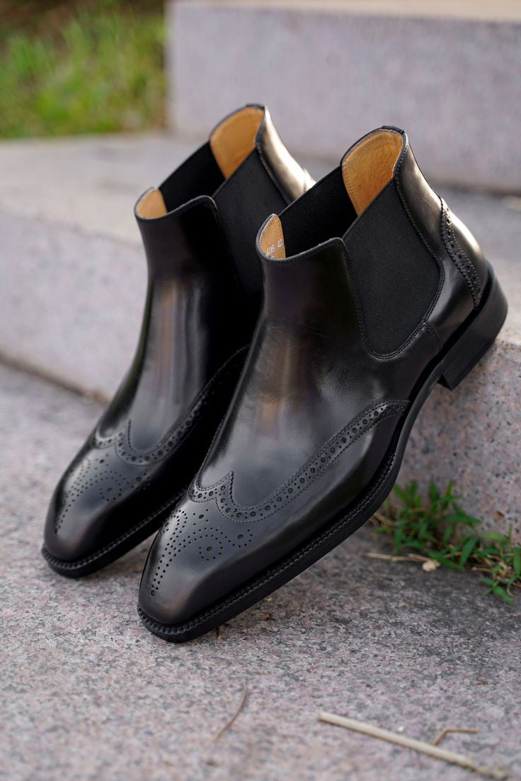 Handcrafted Leather Chelsea Boot| Stylish & Durable Footwear