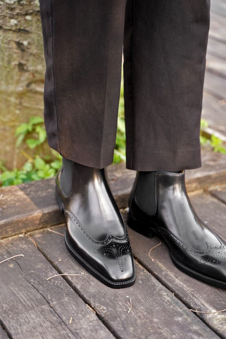 Handcrafted Leather Chelsea Boot| Stylish & Durable Footwear