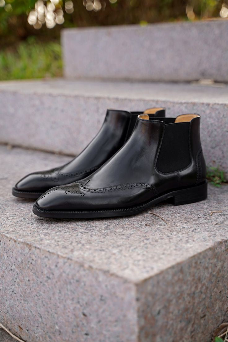 Handcrafted Leather Chelsea Boot| Stylish & Durable Footwear