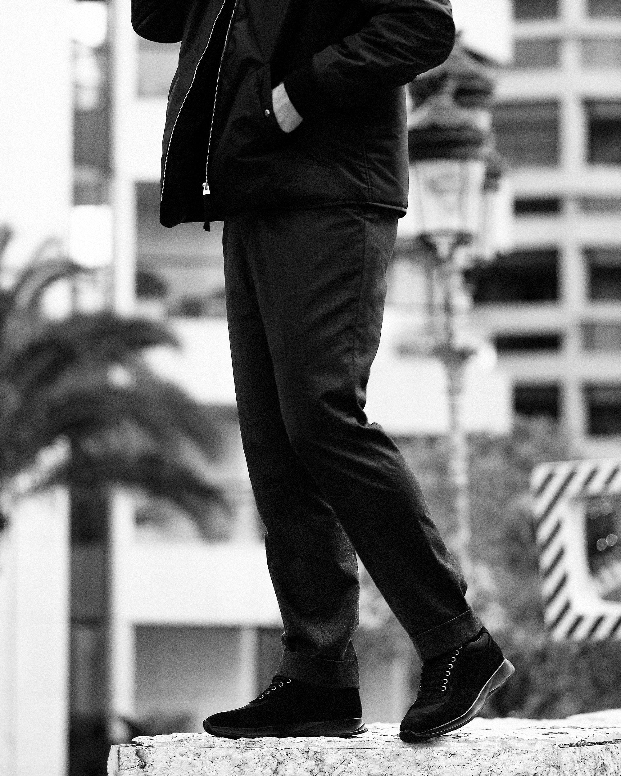 Stensund – Black Suede